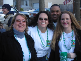 "Teri, Denise, & Troy pARTying with  Hope"